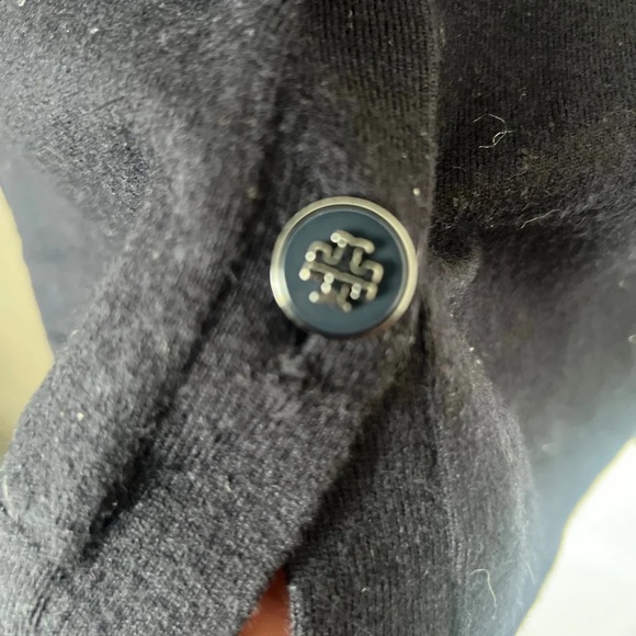 Tory Burch Navy Cardigan size S - Picture 2 of 3
